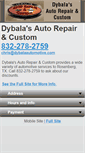 Mobile Screenshot of dybalaautomotive.com