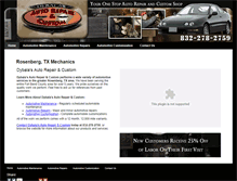 Tablet Screenshot of dybalaautomotive.com